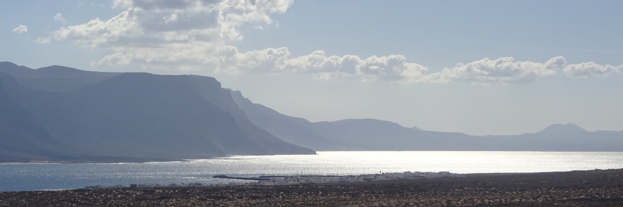 Lanzarote from La Graciosa